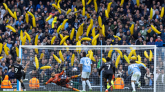 Boos and bananas on day of defiance at Man City